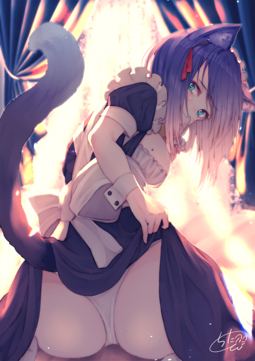 yande.re-590932-animal_ears-ass-chita_ketchup-maid-nekomimi-pantsu-skirt_lift-tail.png