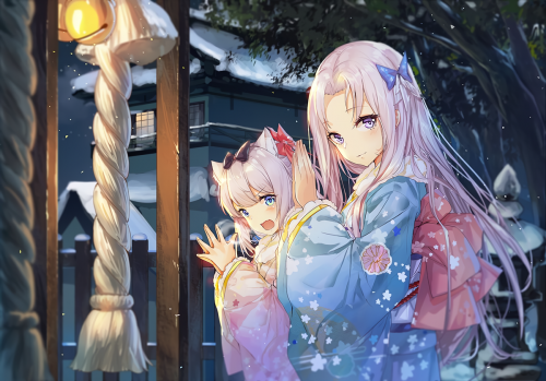 2girls-animal-ears-anthropomorphism-azur-lane-bell-blush-building-catgirl-fang-gray-hair-haitang-hammann-azur-lane-japanese-clothes-kimono-long-hair-purple-eyes-rope-shrine-snow-tree-winter-yorktown-a.png