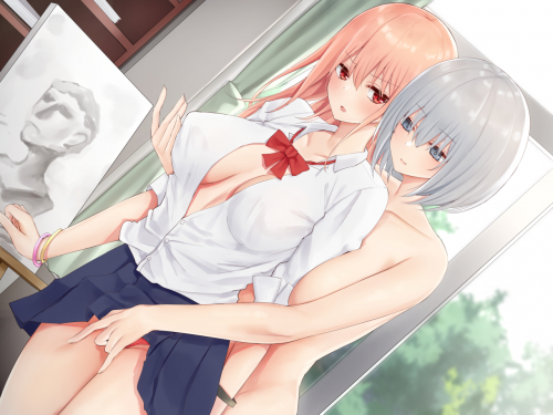 304904_2girls-blush-bow-breasts-brown-hair-fingering-gray-eyes-gray-hair-long-hair-no-bra-nude-open-shirt-original-piripun-red-eyes-school-uniform-shirt-short-hair-skirt-skirt-lift-yuri.png