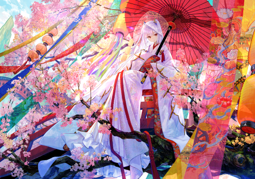 Konachan.com---318145-cherry_blossoms-flowers-fuji_choko-japanese_clothes-kimono-long_hair-original-red_eyes-tree-umbrella-wedding_attire-white_hair.png