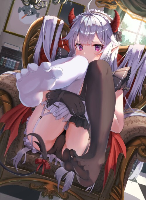 yande.re-760725-feet-horns-nose_oekaki1825-pantsu-pointy_ears-skirt_lift-stockings-tail-thighhighs.jpg